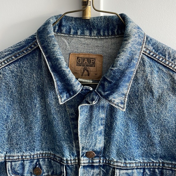 Vintage 1990s Yellow Label GAP Denim Jacket - Picture 4 of 9